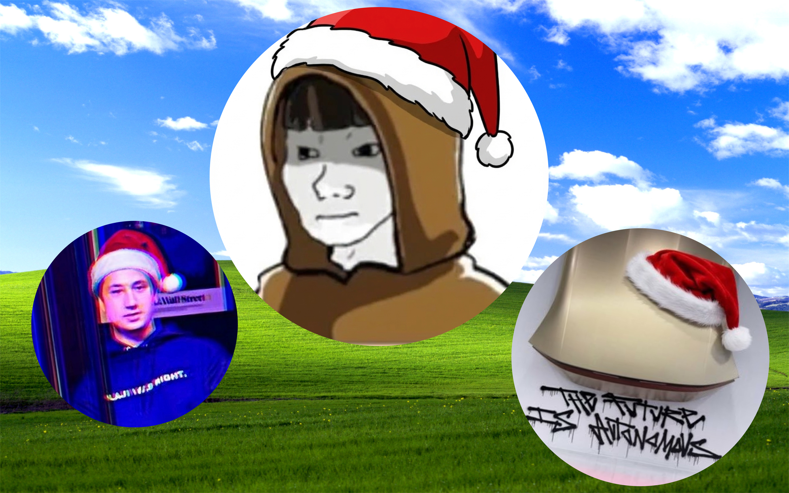 Santa Hat Profile Pic